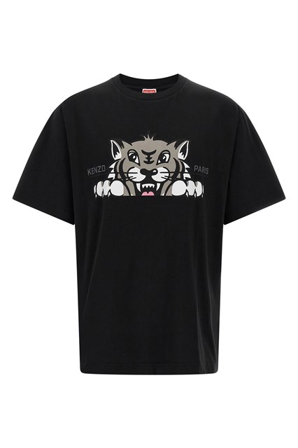 T-shirt con stampa - Nero