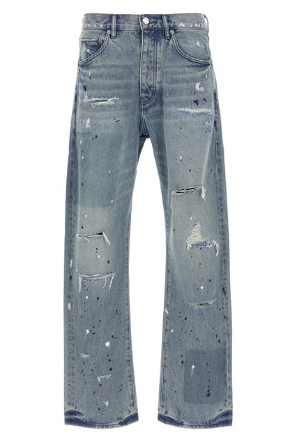 'Patch Repairs Foil' jeans