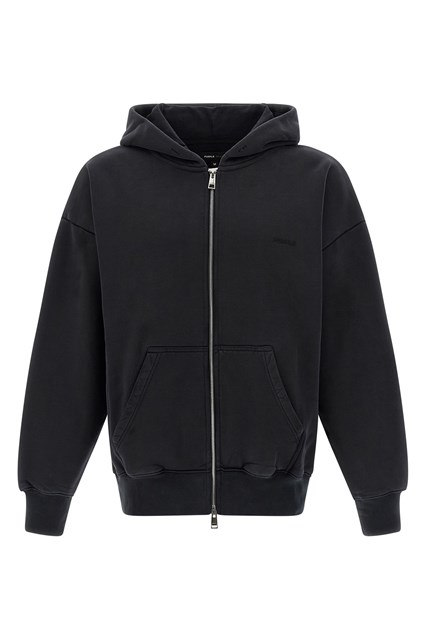 Felpa con cappuccio - Nero