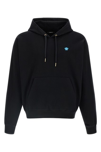 Felpa con cappuccio patch 'Medusa' - Nero