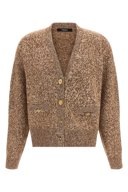 Cardigan bottoni 'Medusa '95' - Beige (38 IT)