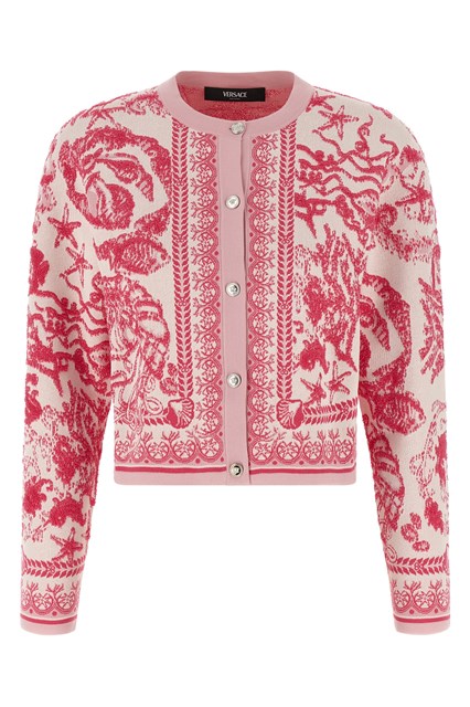 Cardigan 'Underwater Barocco' - Rosa (42 IT)