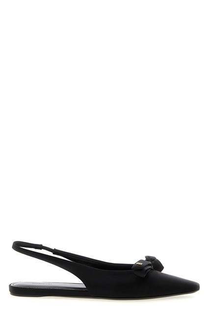 Slingback 'Nano Bow Sling' - Nero (39)