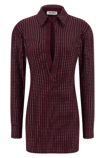 Abito strass - Bordeaux (38 IT)