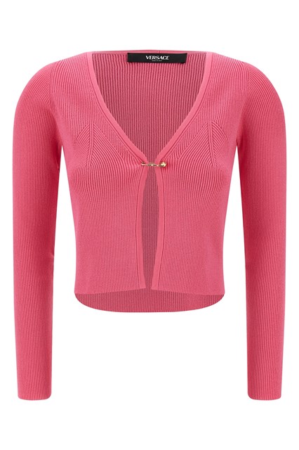 Cardigan 'Safety Pin' - Fuxia (38 IT)