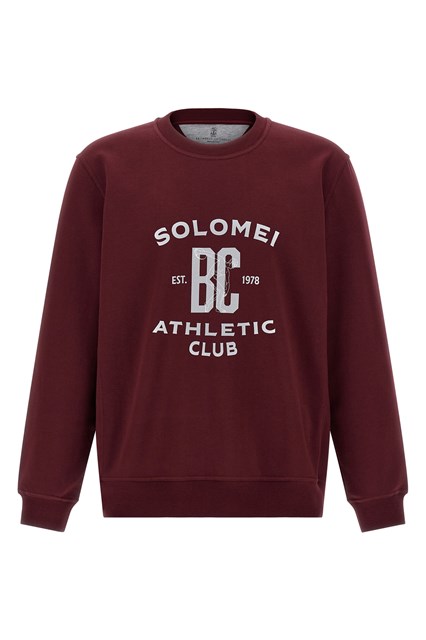 Felpa cotone techno - Bordeaux (S)