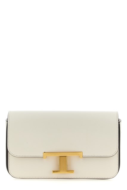 Tracolla 'T-Timeless' micro - Beige (U)