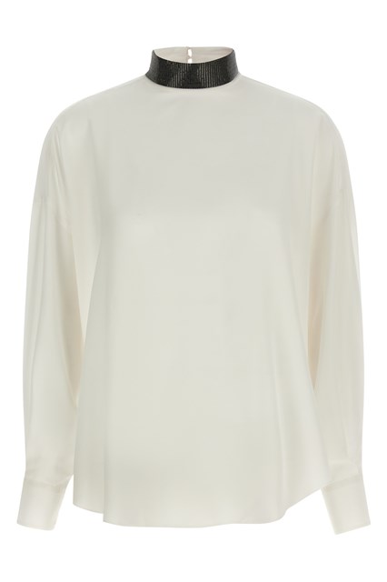 Blusa seta - Beige