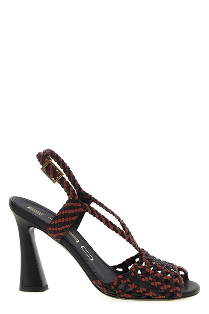 Sandalo bicolore - Marrone (37)