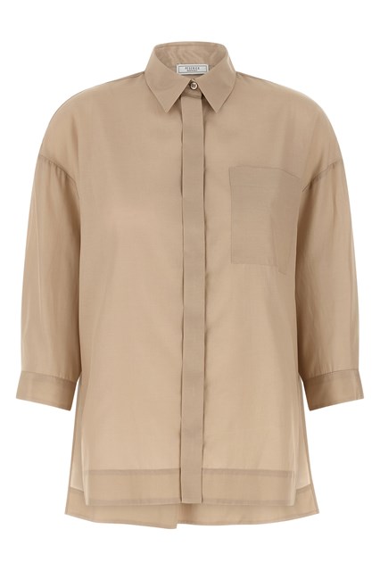 Camicia fondo asimmetrico - Beige (44 IT)