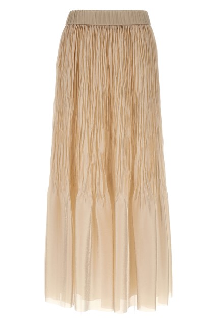 Gonna plissé - Beige (40 IT)