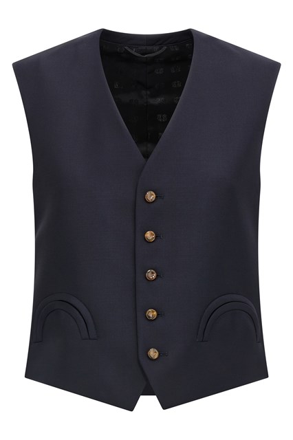 Gilet 'First Class Feral' - Blu (1)