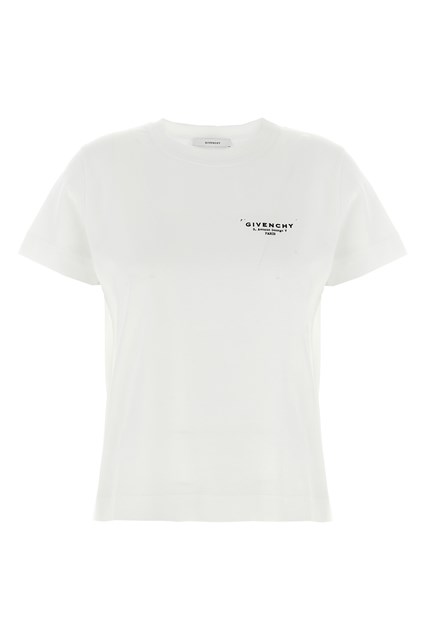 T-shirt 'GIVENCHY Stamp' - Bianco/Nero (XS)