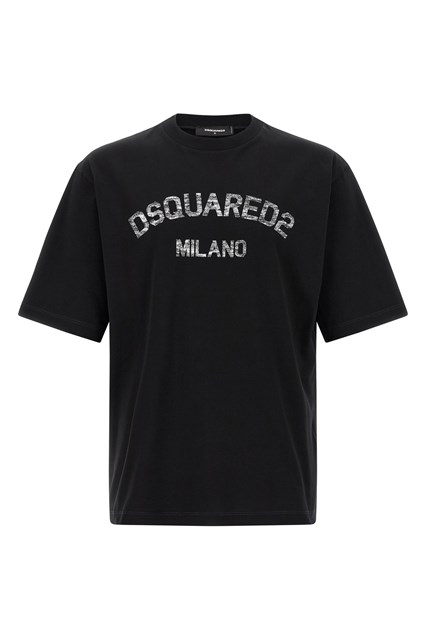 T-shirt 'Faded Milano' - Nero
