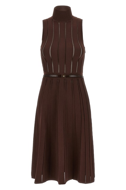 Abito trama à jour - Marrone (42 IT)