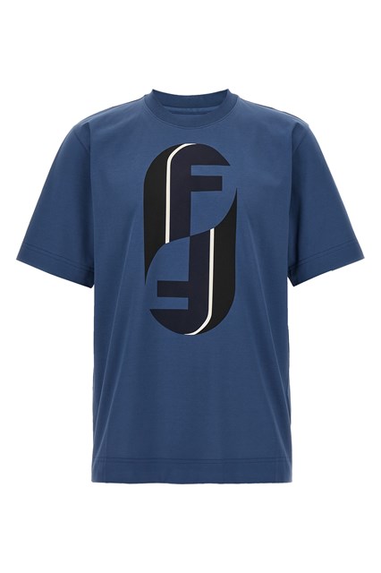 T-shirt 'Fendinity' - Blu