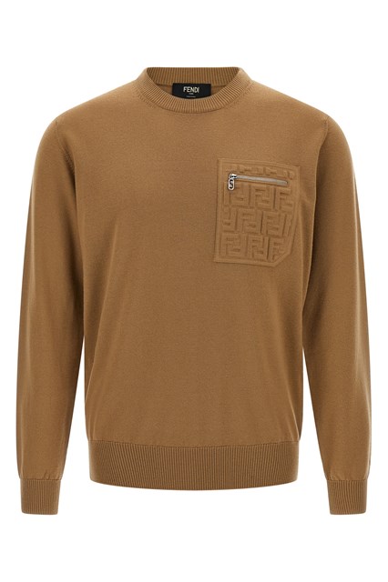 Maglia taschino FF - Beige (48 IT)