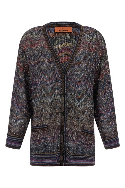 Cardigan motivo zig zag - Multicolor (40 IT)