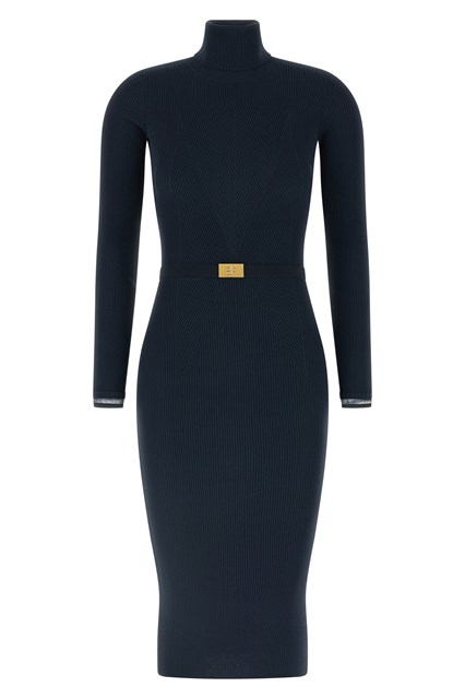 Abito cintura logo - Blu (40 IT)