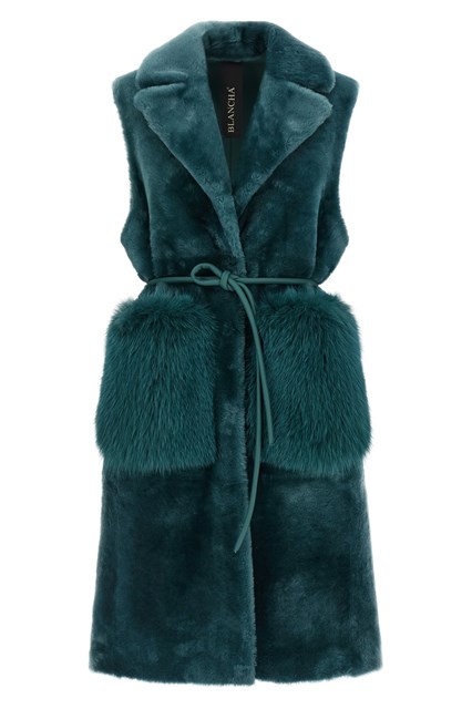 Gilet 'Merino Straight-Volpe Shadow' - Verde (38 IT)