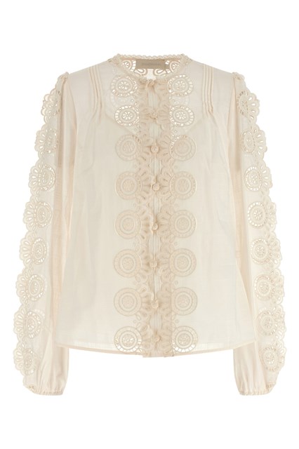 Blusa ricamata 'Lucky' - Bianco (0.0)