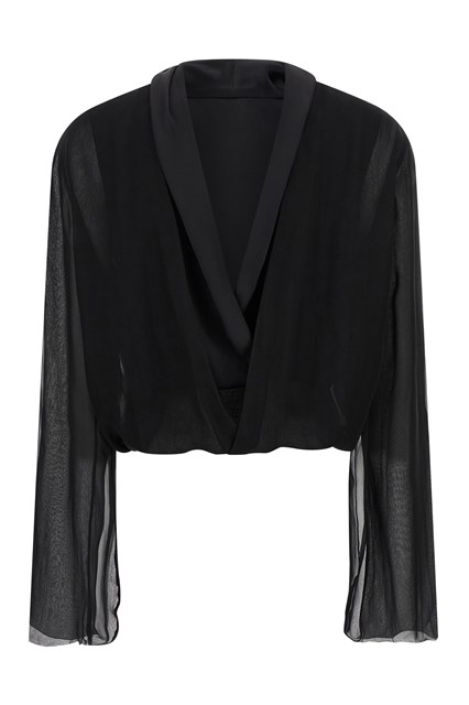 Camicia Chiffon - Nero (40 IT)