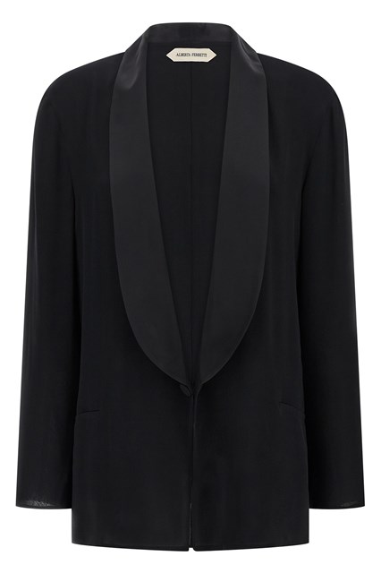 Blazer georgette - Nero (44 IT)
