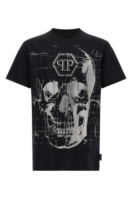 T-shirt 'Skull Strass' - Nero (M)