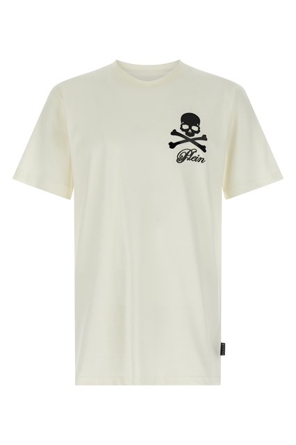 T-shirt 'Skull & Bones' - Bianco (M)
