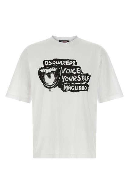 T-shirt capsule Magliano x Dsquared2 - Bianco/Nero