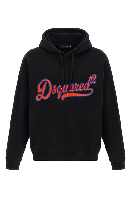 Felpa con cappuccio 'Sponge Patch' - Nero