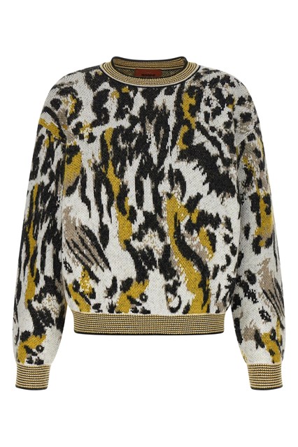 Maglione motivo animalier - Multicolor (38 IT)