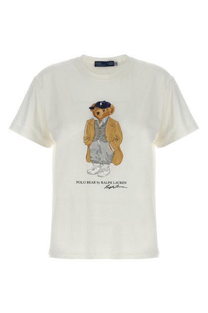 T-shirt 'Polo Bear' - Bianco (XS)