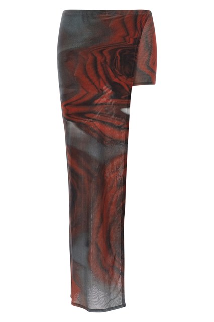 Skort 'The Red Blurry Roses' - Multicolor