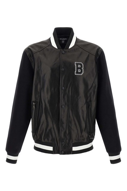 Bomber 'Varsity' - Bianco/Nero (48 IT)