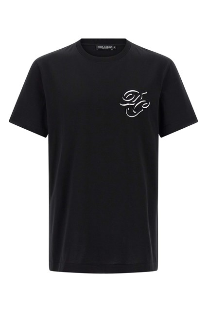 T-shirt ricamo double - Nero (46 IT)