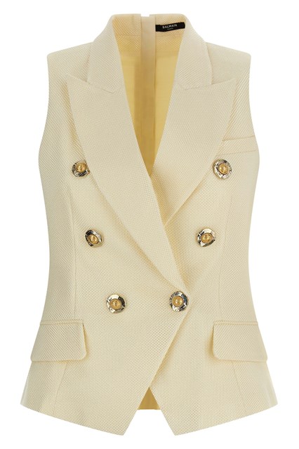 Gilet 'Gold and Gold Coin' - Bianco (34 FR)