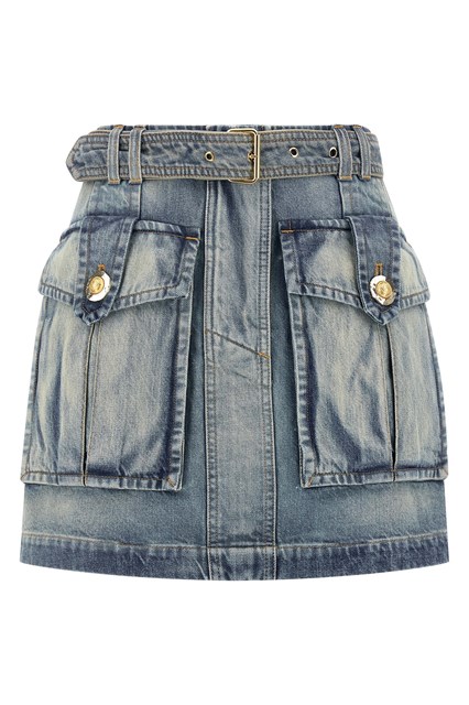 Gonna tasche cargo - Azzurro (36 FR)