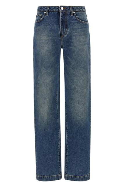 Jeans targhetta logo - Blu (38 IT)