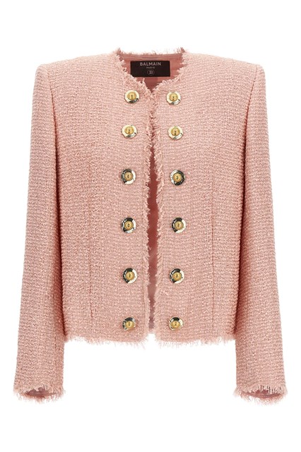 Blazer tweed paillettes - Rosa (34 FR)