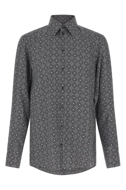 Camicia 'Private Wardrobe' - Bianco/Nero (39 cm)