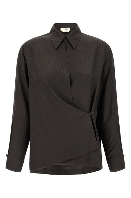 Camicia 'Chess FF' - Marrone (38 IT)