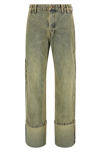 'Cuff Surface Wave' jeans