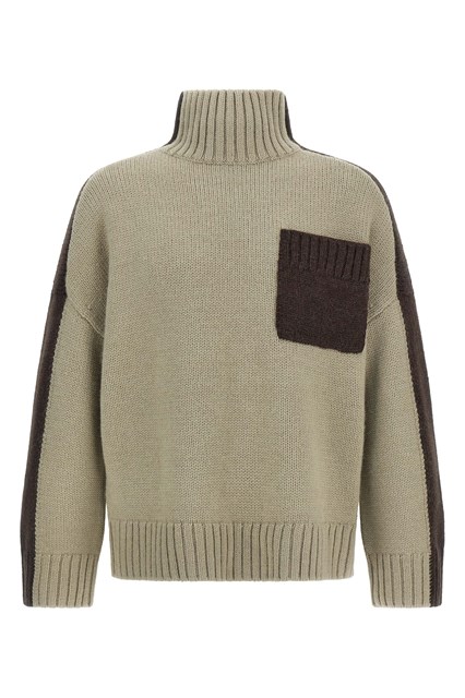 Maglione 'Two Tone Patch Pocket' - Multicolor