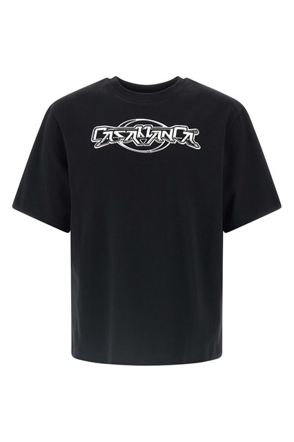 T-shirt 'Casablanca Chrome' - Nero