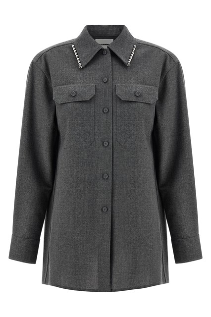 Camicia in tela - Grigio (34 DE)