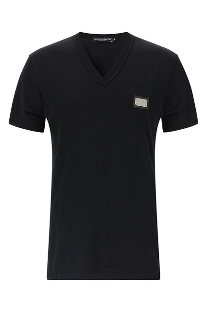 T-shirt logo - Nero (46 IT)