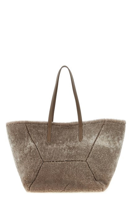 Borsa a spalla 'BC Duo' grande - Grigio