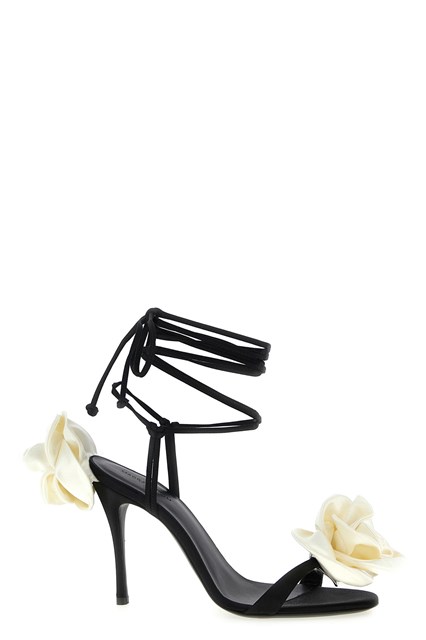 Sandali 'RE23 Flower' - Bianco/Nero (36.5)