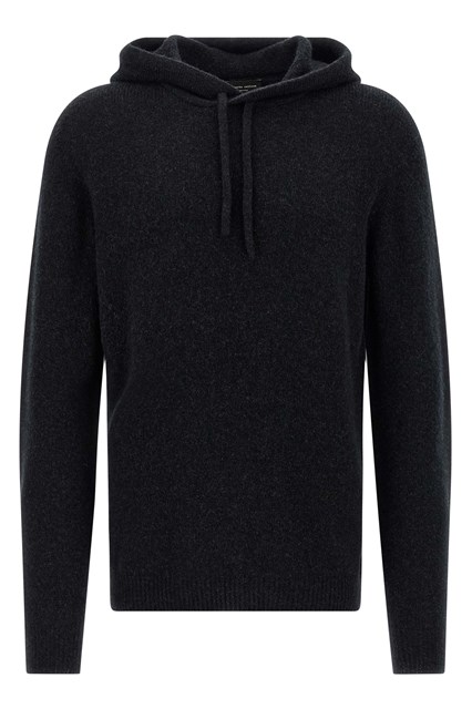 Maglia con cappuccio - Nero (52 IT)